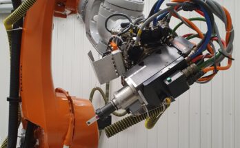 KUKA Robot Calibration Spindle with Laser Tracker